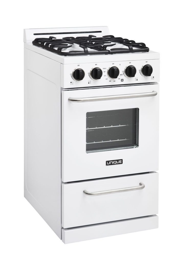 Unique Unique Classic 20 Inch Off-Grid Gas Oven Range Combo