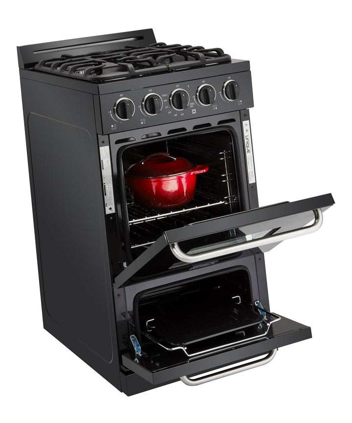 Unique Unique Classic 20 Inch Off-Grid Gas Oven Range Combo