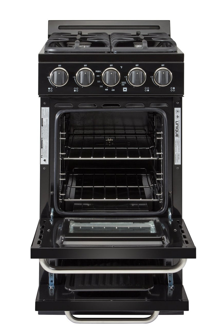 Unique Unique Classic 20 Inch Off-Grid Gas Oven Range Combo