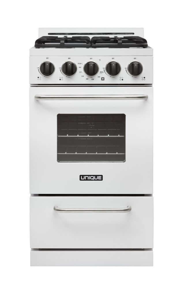 Unique Unique Classic 20 Inch Off-Grid Gas Oven Range Combo UGP-20G OF1 W