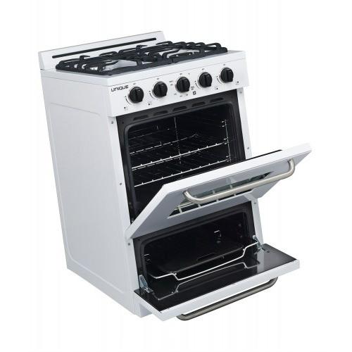 Unique Unique Classic 24 Inch Off-Grid Gas Oven Range Combo