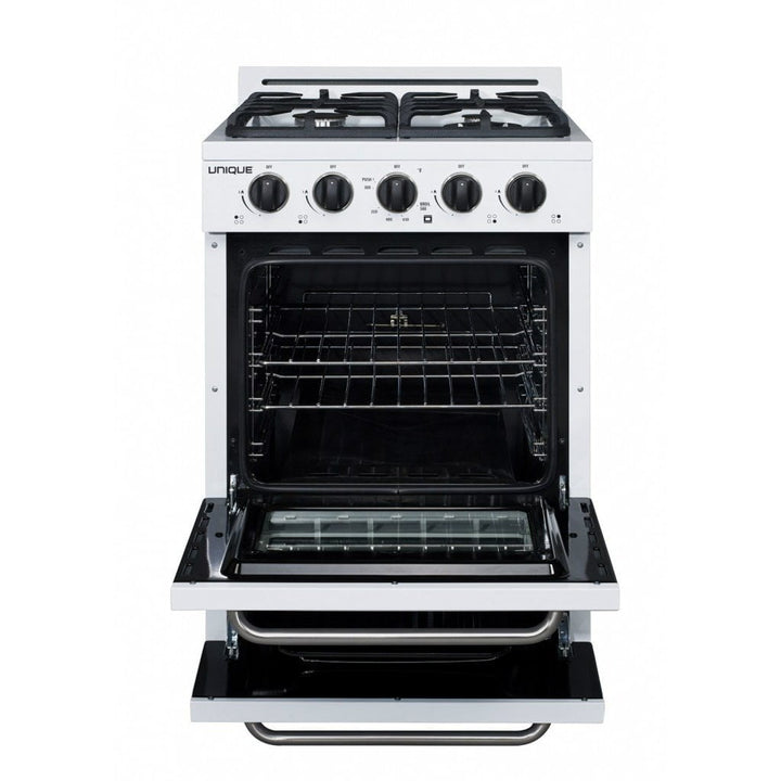 Unique Unique Classic 24 Inch Off-Grid Gas Oven Range Combo