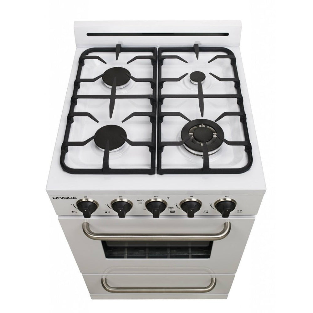 Unique Unique Classic 24 Inch Off-Grid Gas Oven Range Combo