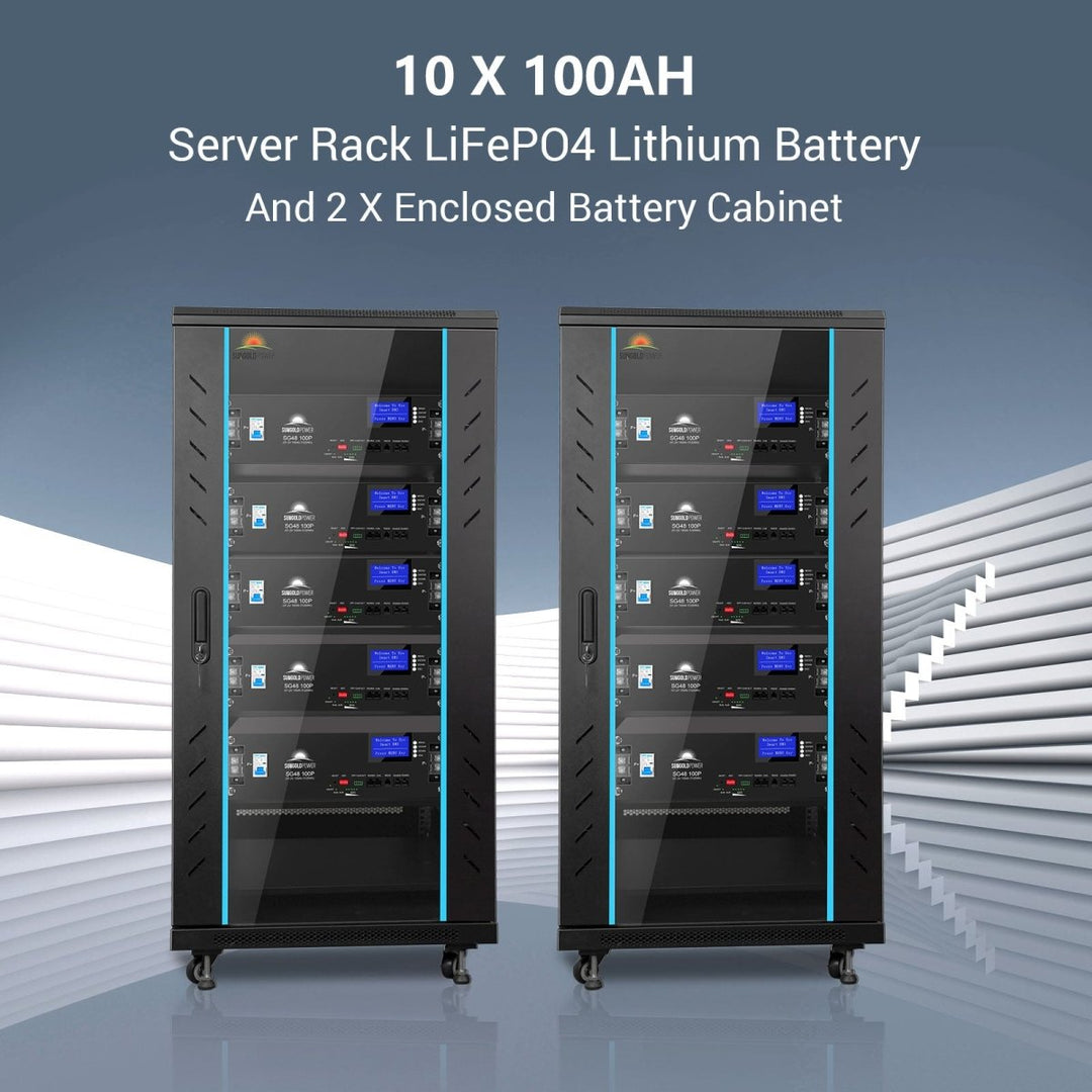 Hybrid Solar Kit 11.4KW 48V Split Phase 20.48KWH/51.2KWH Lithium Battery 450 Watt Solar Panel SGH-11N2E/ SGH-11N5E