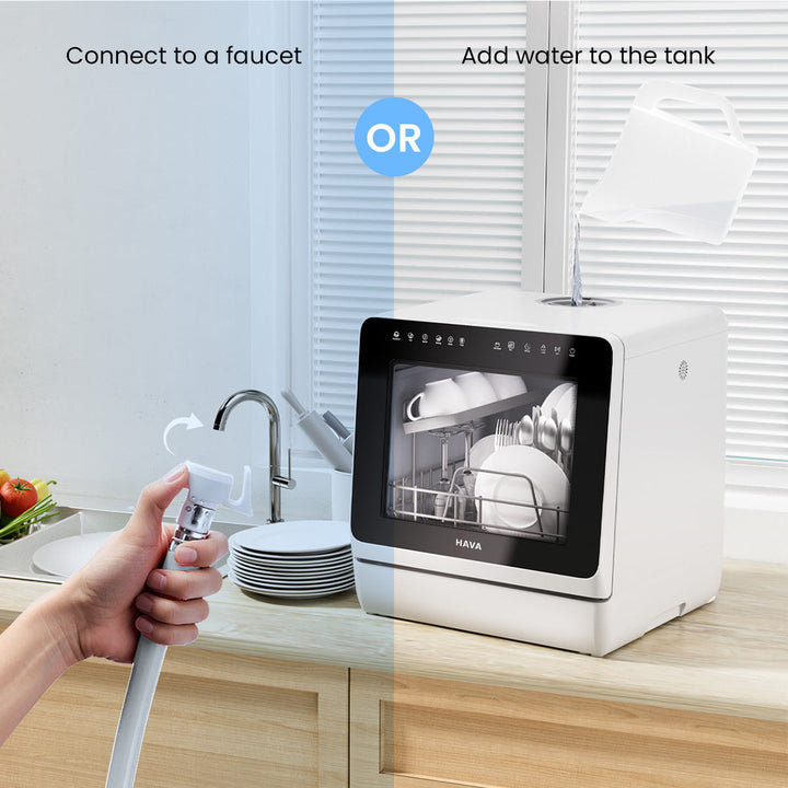 HAVA R09 Compact Countertop Dishwasher