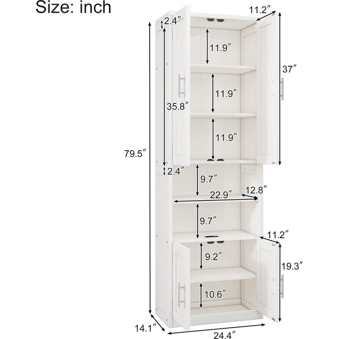 Queen Size Murphy Bed with 2 Side Cabinet Storage Shelves, 68-inch Cabinet Bed Folding Wall Bed with Desk Combo Perfect for Guest Room, Study, Office,White(old sku:BS7013008104C)