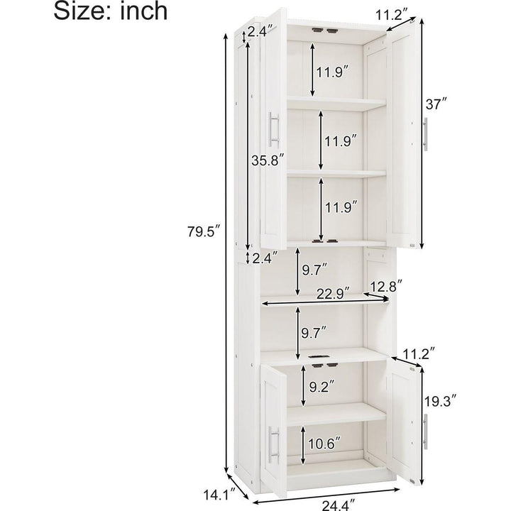 Queen Size Murphy Bed with 2 Side Cabinet Storage Shelves, 68-inch Cabinet Bed Folding Wall Bed with Desk Combo Perfect for Guest Room, Study, Office,White(old sku:BS7013008104C)