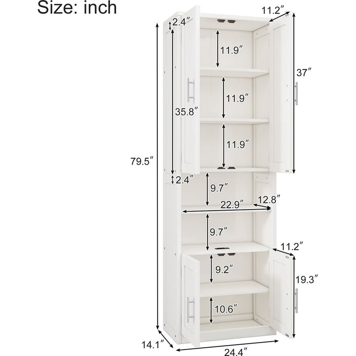 Full Size Murphy Bed with 1 Side Cabinet Storage Shelf, 61.5-inch Cabinet Bed Folding Wall Bed with Desk Combo Perfect for Guest Room,Study, Office,White(old sku:BS7012008109C)