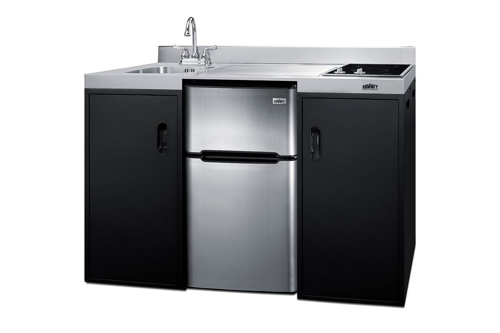 Summit 54" Wide All-In-One Kitchenette, ADA Counter Height