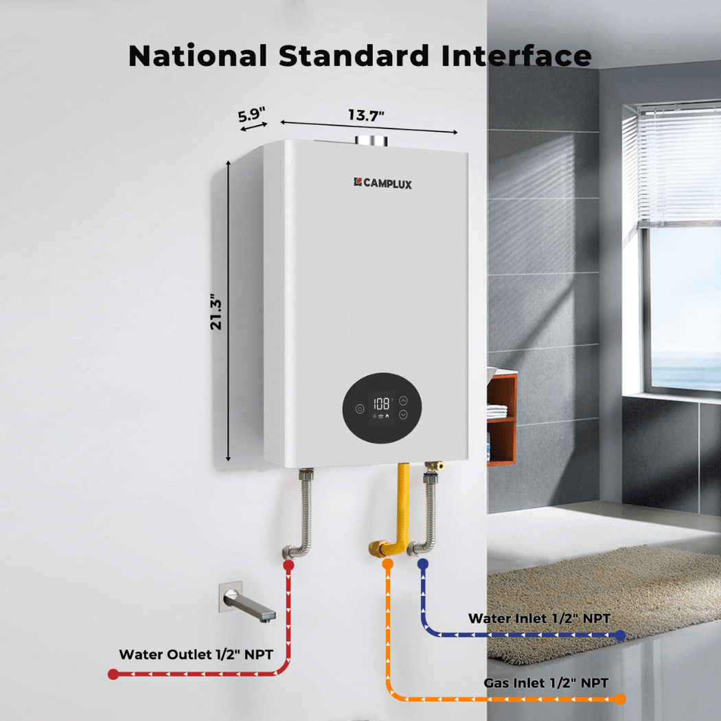 Camplux Climatech 3 Indoor Gas Tankless Water Heater 82,000 BTU
