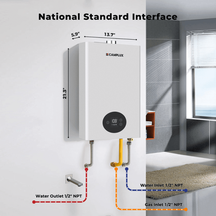 Camplux Climatech 3 Indoor Gas Tankless Water Heater 82,000 BTU