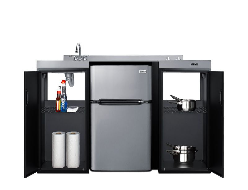 Summit 54" Wide All-In-One Kitchenette, ADA Counter Height