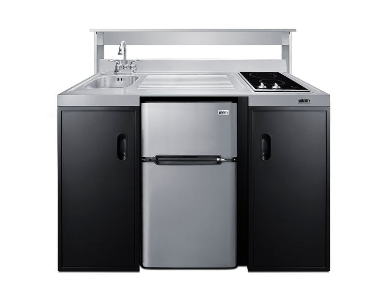 Summit 54" Wide All-In-One Kitchenette, ADA Counter Height