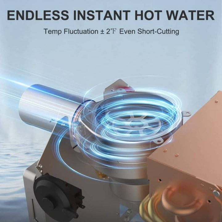 2.64GPM Tankless RV Hot Water Heater PRO With Remote Control