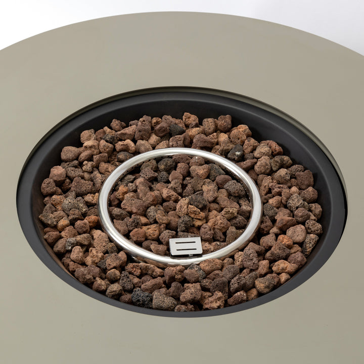 36_inch Round Iron Fire Pit Table
