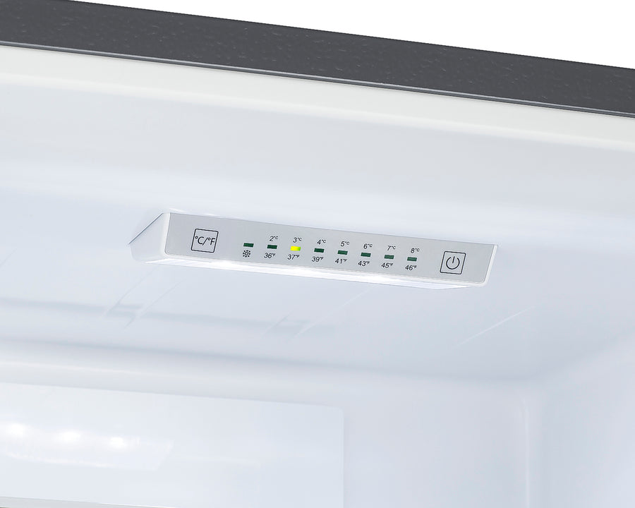 Summit 24" Wide Bottom Freezer Refrigerator