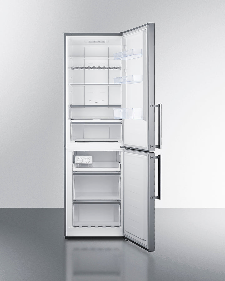 Summit 24" Wide Bottom Freezer Refrigerator