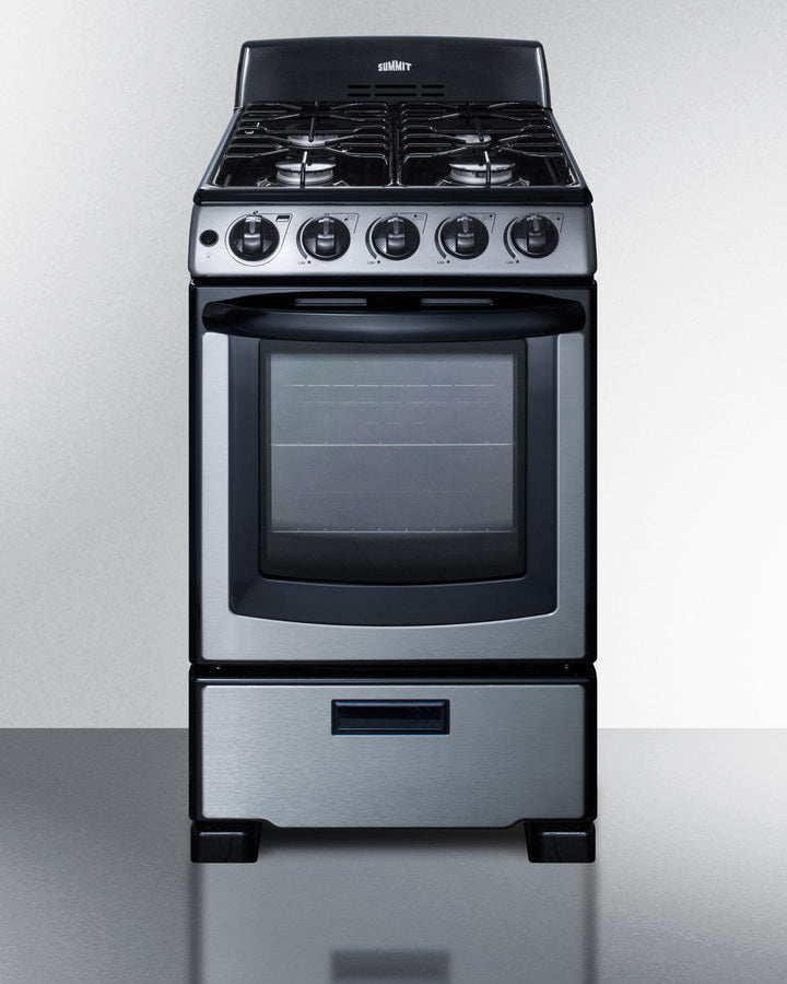 Summit Next 20" Wide Gas Range