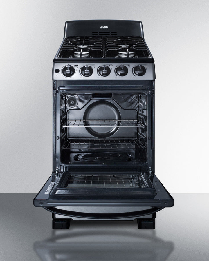 Summit Next 20" Wide Gas Range