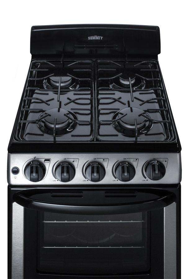 Summit Next 20" Wide Gas Range