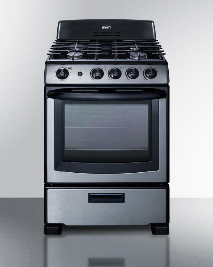 Summit 24" Wide Gas Range