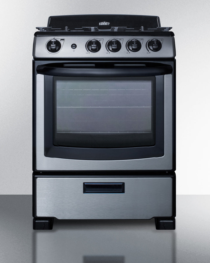 Summit 24" Wide Gas Range