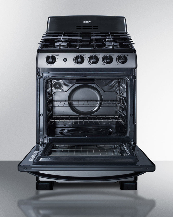 Summit 24" Wide Gas Range