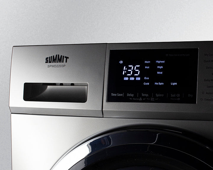 Summit 24" Wide 115V Washer/Dryer Combo