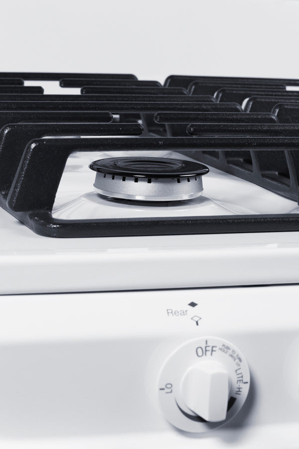 Summit 20" Wide Gas Range, Sealed Burners