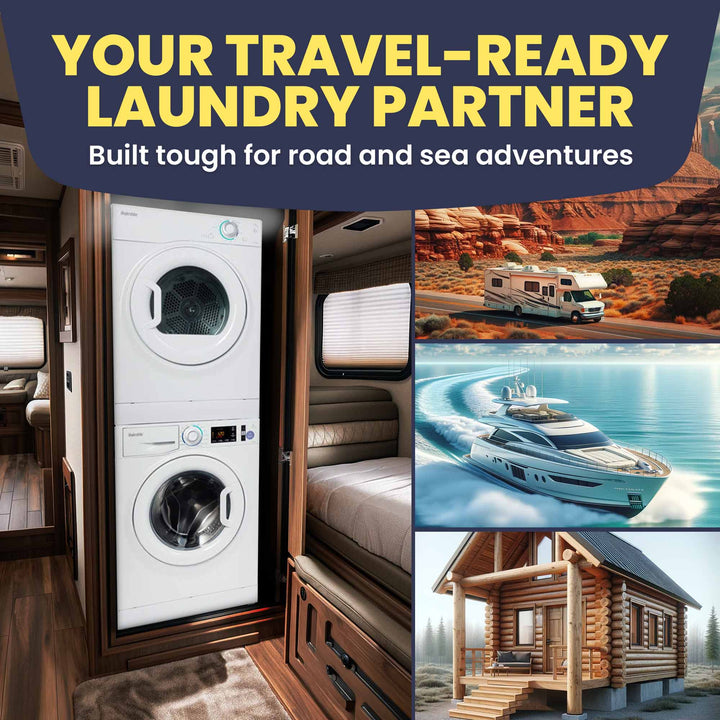 Splendide Splendide Stackable Washer/Dryer - Best Silent and Eco-Friendly Washing and Drying Combo