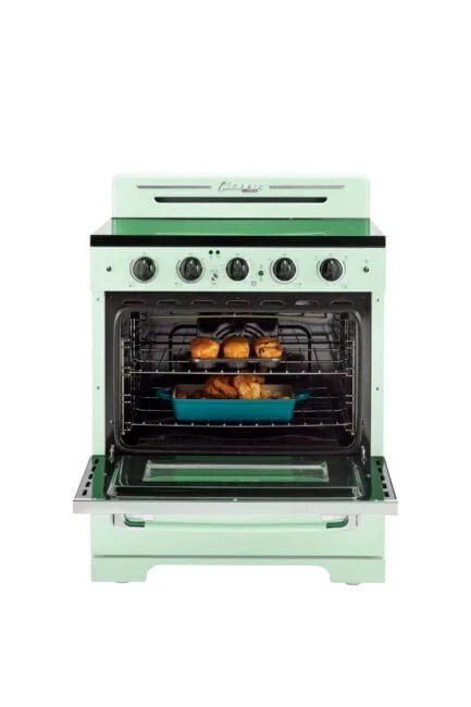 Unique Unique 30" Classic Retro Summer Electric Ceramic top Range