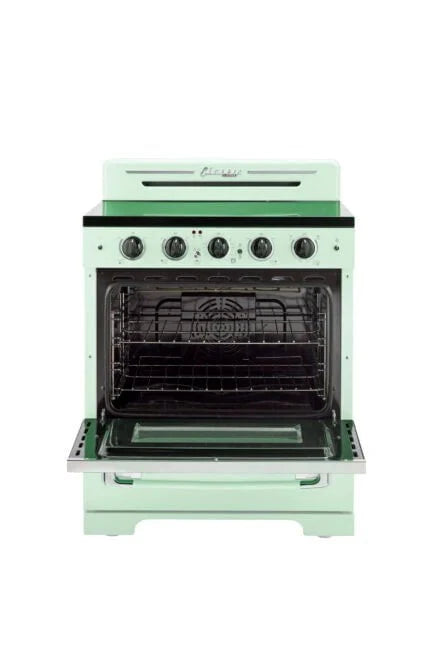 Unique Unique 30" Classic Retro Summer Electric Ceramic top Range