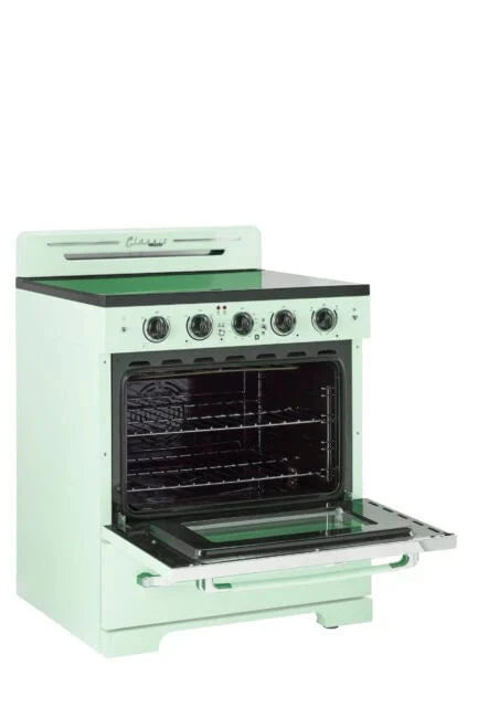Unique Unique 30" Classic Retro Summer Electric Ceramic top Range