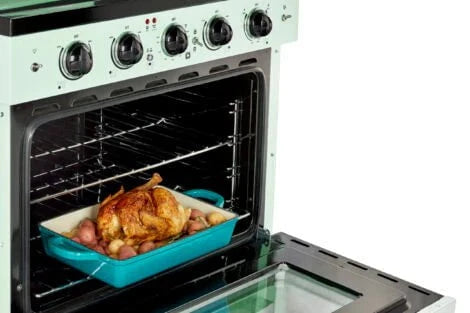 Unique Unique 30" Classic Retro Summer Electric Ceramic top Range