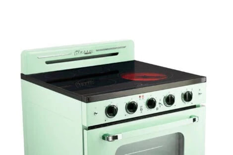 Unique Unique 30" Classic Retro Summer Electric Ceramic top Range
