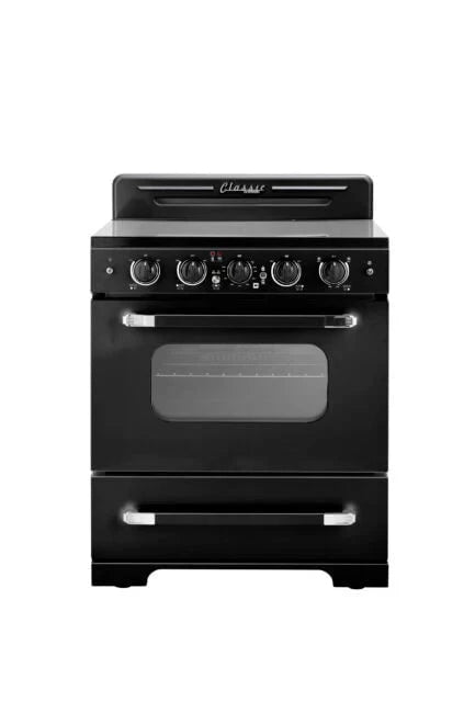 Unique Unique 30" Classic Retro Summer Electric Ceramic top Range UGP-30CR EC B