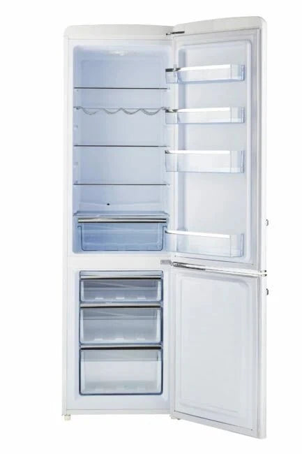 ShopTinyHouses.com  Unique Classic Retro 21.6 in. 8.7 cu. ft. Retro Bottom Freezer Refrigerator -ENERGY STAR UGP-275L B AC