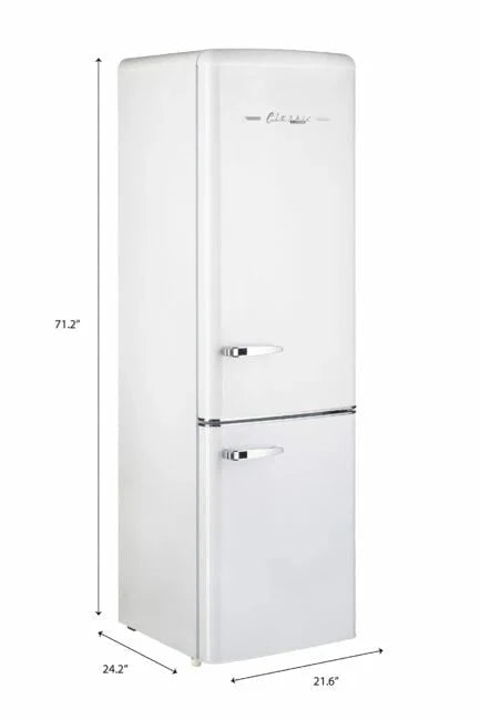 ShopTinyHouses.com  Unique Classic Retro 21.6 in. 8.7 cu. ft. Retro Bottom Freezer Refrigerator -ENERGY STAR UGP-275L B AC