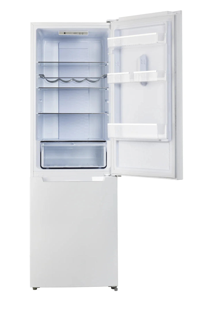 Unique Unique Off-Grid 24-inch 11.7 cu. ft. 325L Solar DC Bottom Freezer Refrigerator UGP-325L W