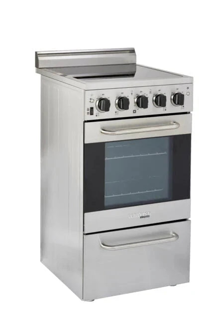 Unique Unique Prestige 20" Stainless Steel Electric Ceramic Top with Electronic ignition UGP-20V EC S/S