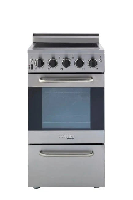 Unique Unique Prestige 20" Stainless Steel Electric Ceramic Top with Electronic ignition UGP-20V EC S/S