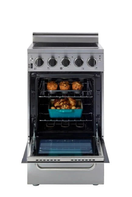 Unique Unique Prestige 24" Stainless Steel Electric Ceramic Top with Electronic ignition UGP-24V EC S/S
