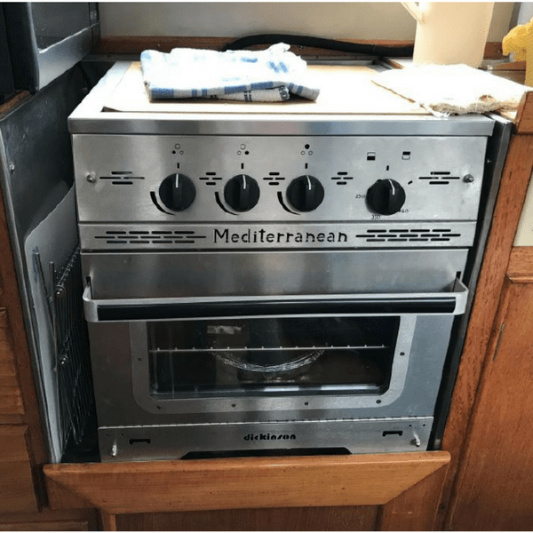 Dickinson Marine Dickinson Mediterranean Three Burner Gas Stove 00-MED3B
