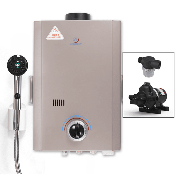 Eccotemp Eccotemp EL7 Portable Outdoor Tankless Water Heater with EccoFlo Pump & Strainer EL7-PS