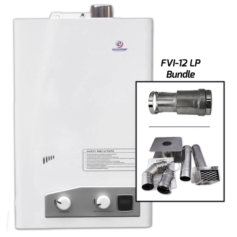 Eccotemp Eccotemp FVI12-LP  Indoor Water Heater Horizontal Bundle FVI12-LPH