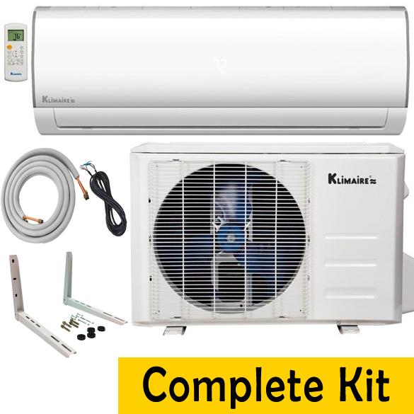 Klimaire 9000 BTU 19 SEER Ductless Mini Split WIFI Ready