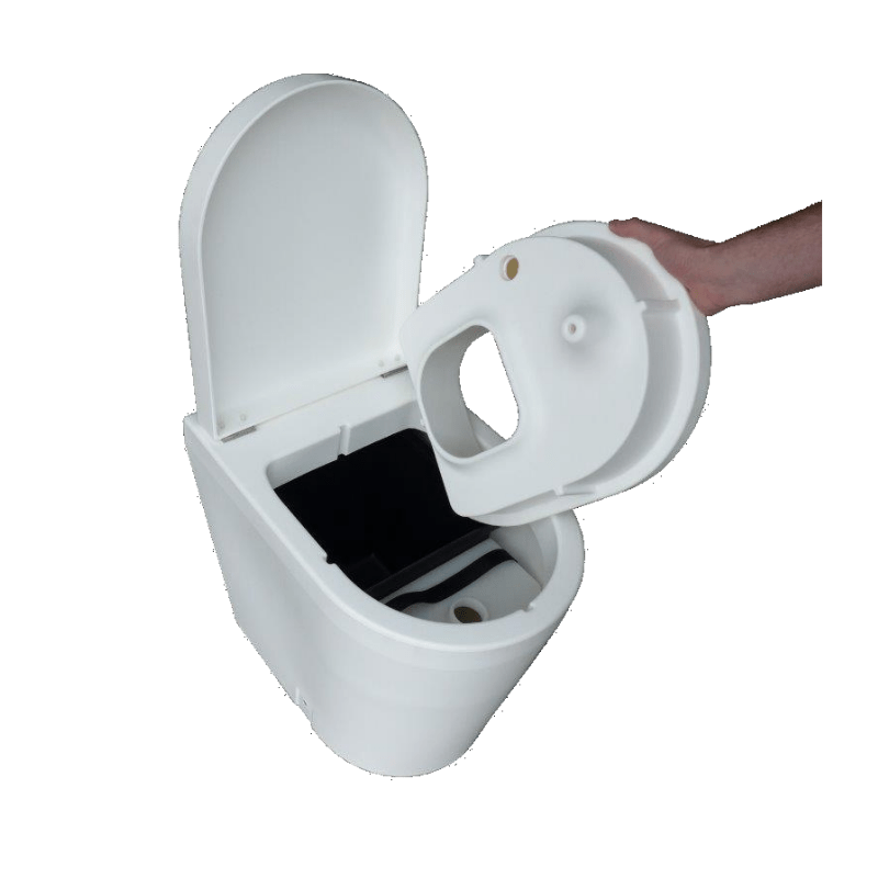 Portable composting online toilet