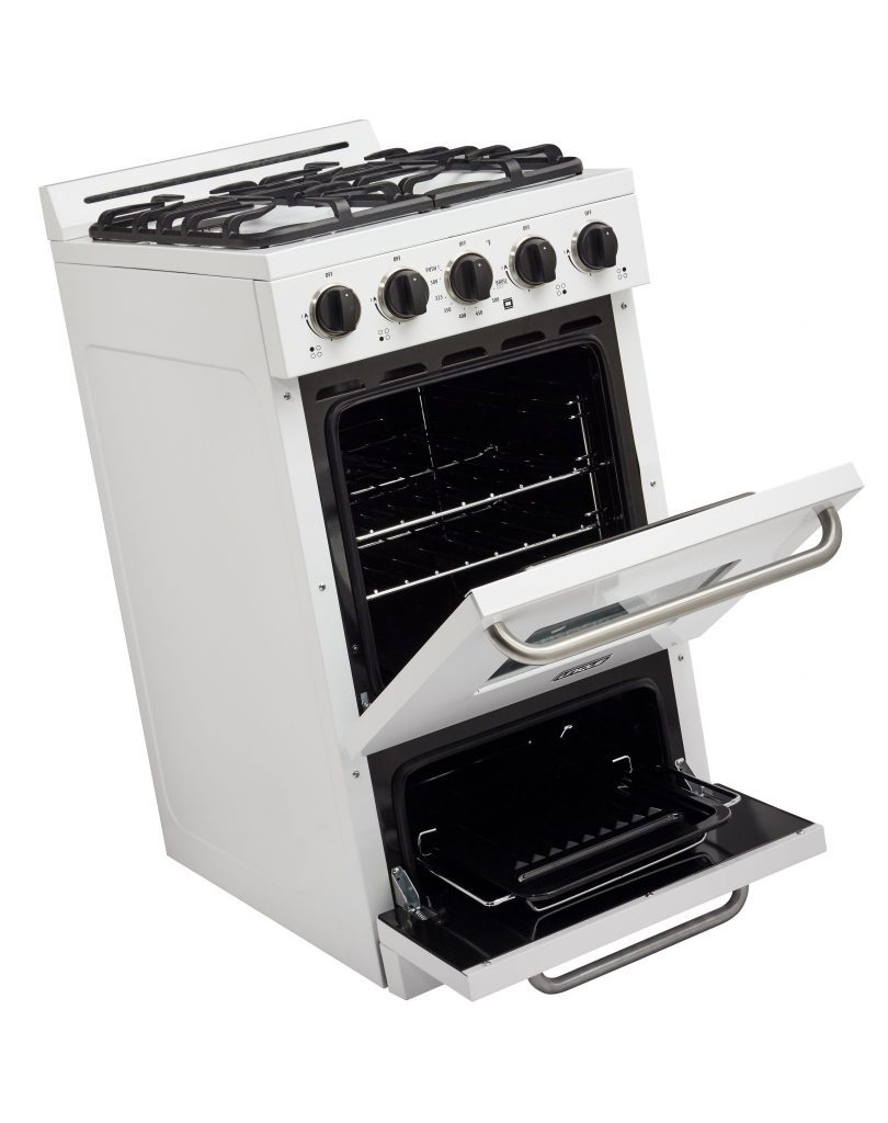 Unique Classic 20 Inch Off-Grid Gas Oven Range Combo