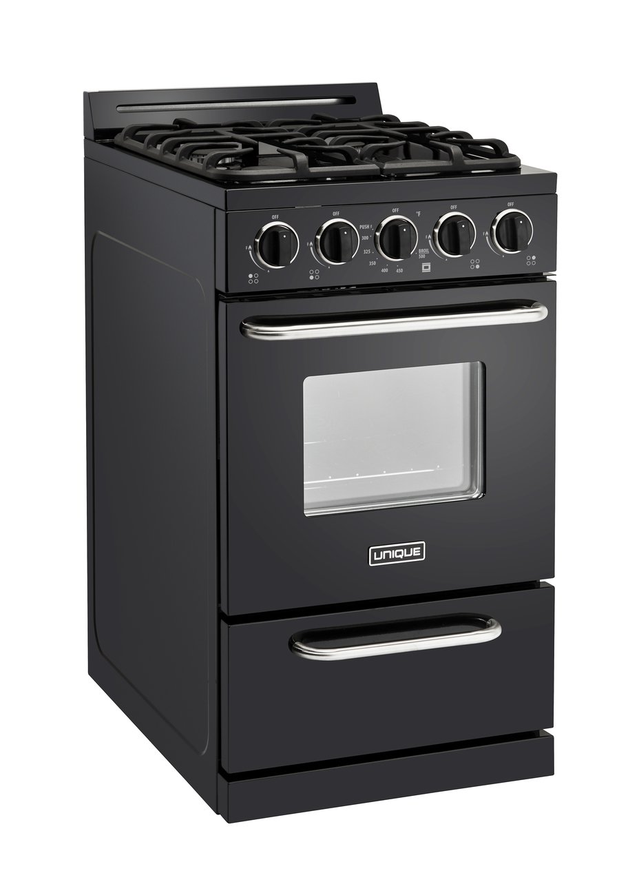 Unique Classic 20 Inch Off-Grid Gas Oven Range Combo –