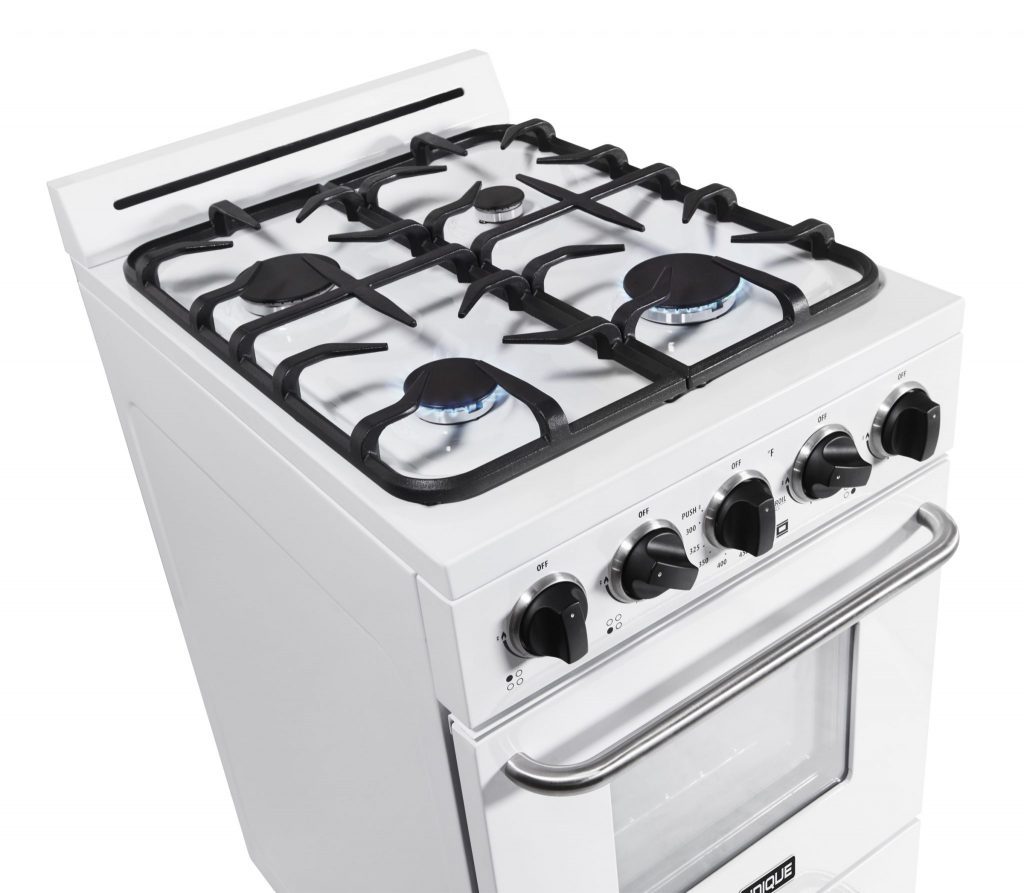 Unique Classic 20 Inch Off-Grid Gas Oven Range Combo